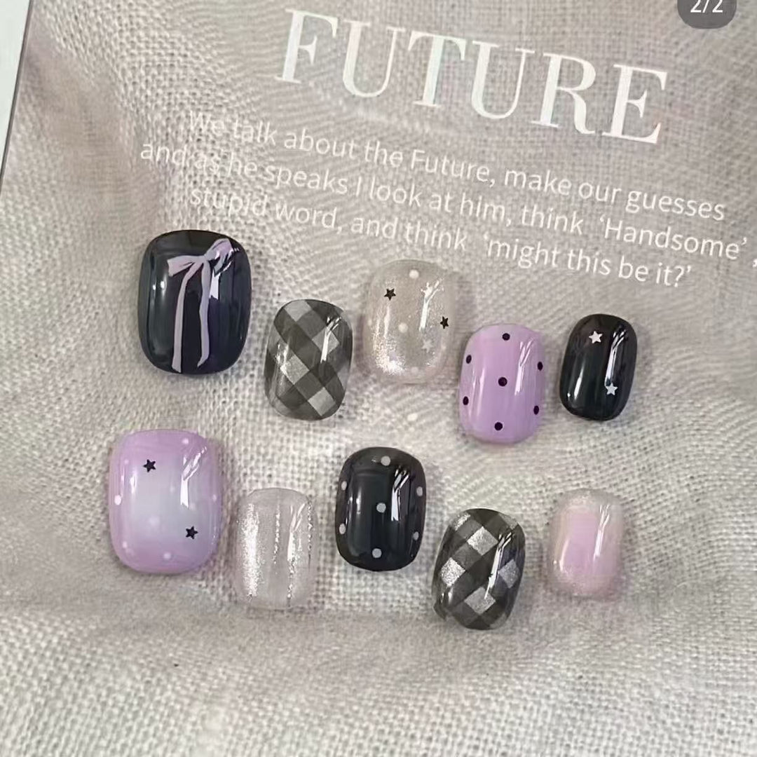 Elegant Press-On Nail Art Collection Bowlift