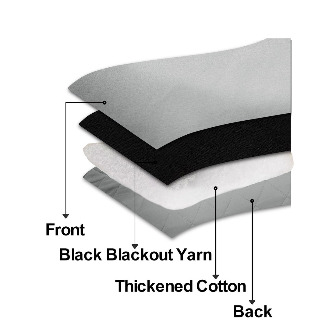 Thermal Insulated Blackout Window Curtains