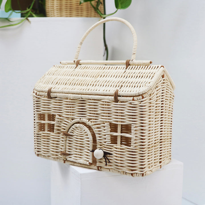 Handcrafted storage basket in the house design Bowlift