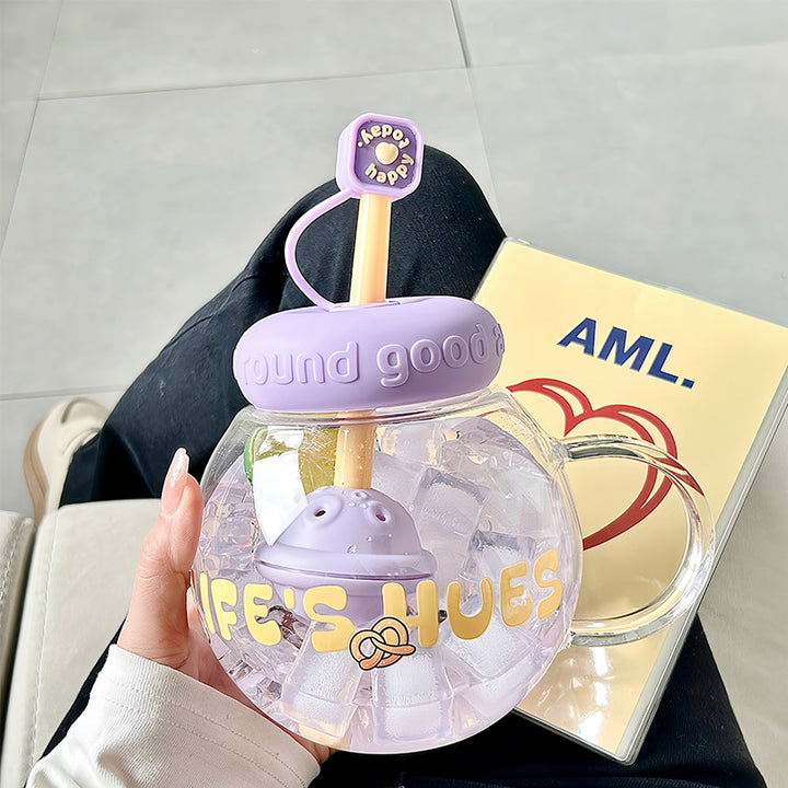 Ladies drinking container with innovative fruit insert Bowlift
