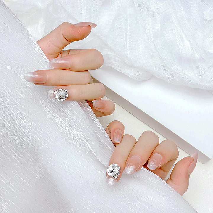 Premium French Tip Press-On Nails Bowlift