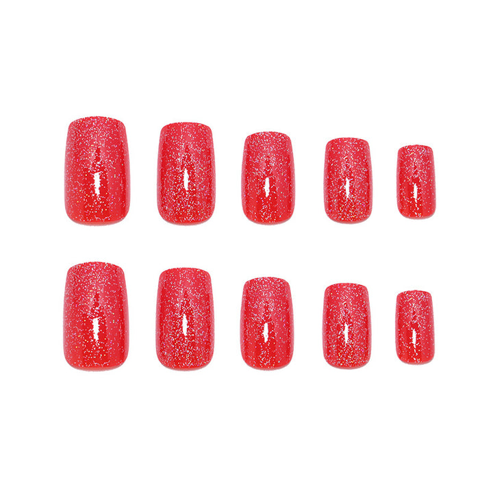 Glittery Press-On Nail Art Set Bowlift