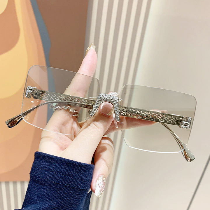 Women extravagant hexagonal sunglasses Bowlift