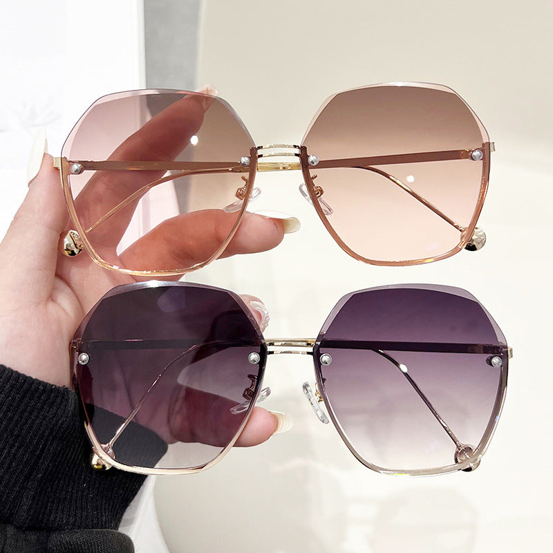 Women's large geometric sunglasses Bowlift