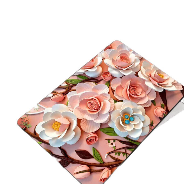 Floral-Themed Non-Slip Bath Mat Bowlift