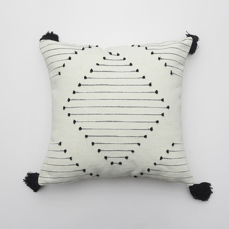 Textured Woven Decorative Pillow