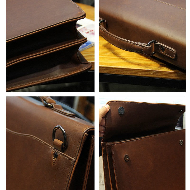 Briefcase Made of High-Quality Synthetic Leather Bowlift