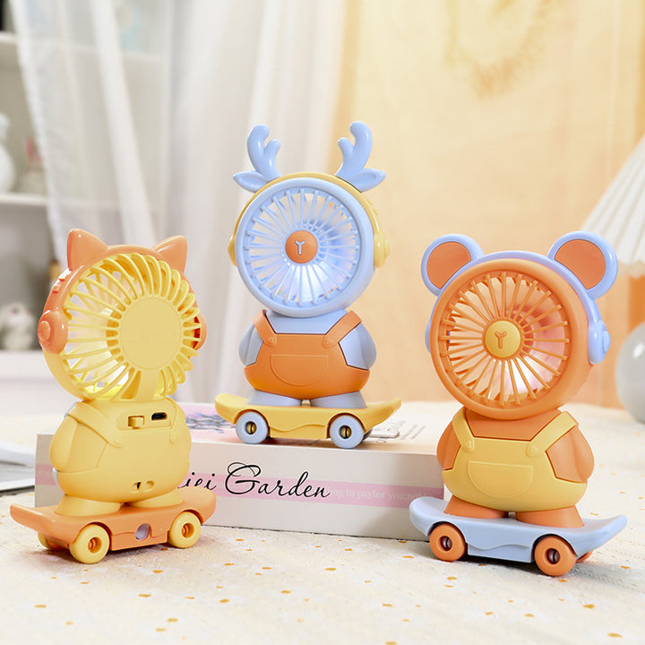 Usb Handy Fan with Cute Animal Design Bowlift