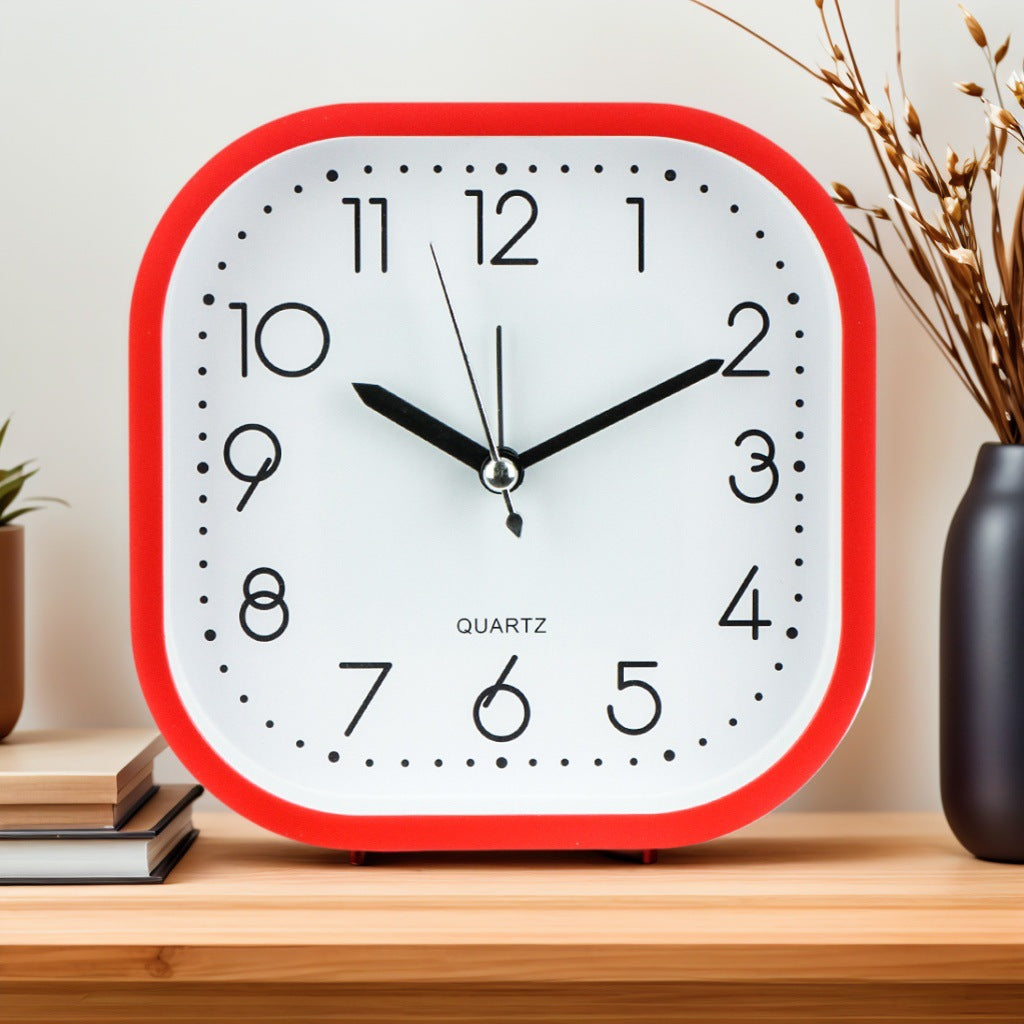 Table clock in modern cubic design Bowlift