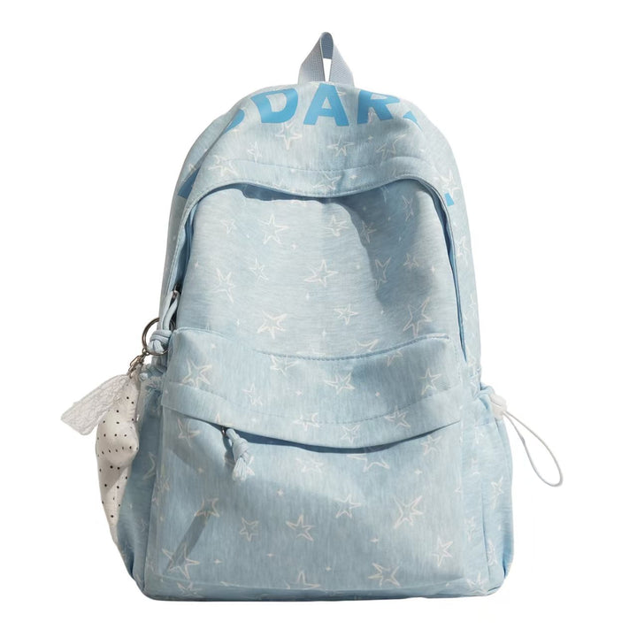 Star-Patterned Adventure Backpack Bowlift
