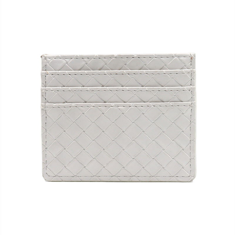 Textured Leather Card Holder