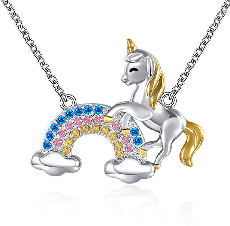 Playful Cat-Themed Jewelry Pendant Necklace Bowlift