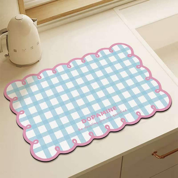 Cute Bear-Themed Absorbent Kitchen Mat