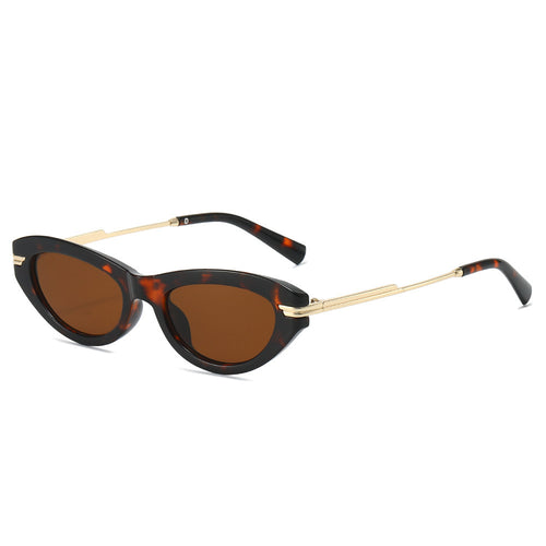 Chic Cat-Eye Sunglasses with Decorative Metal Accents Bowlift