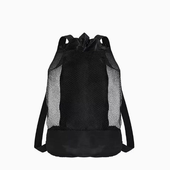 Versatile Beach Bag In Airy Mesh Design Bowlift