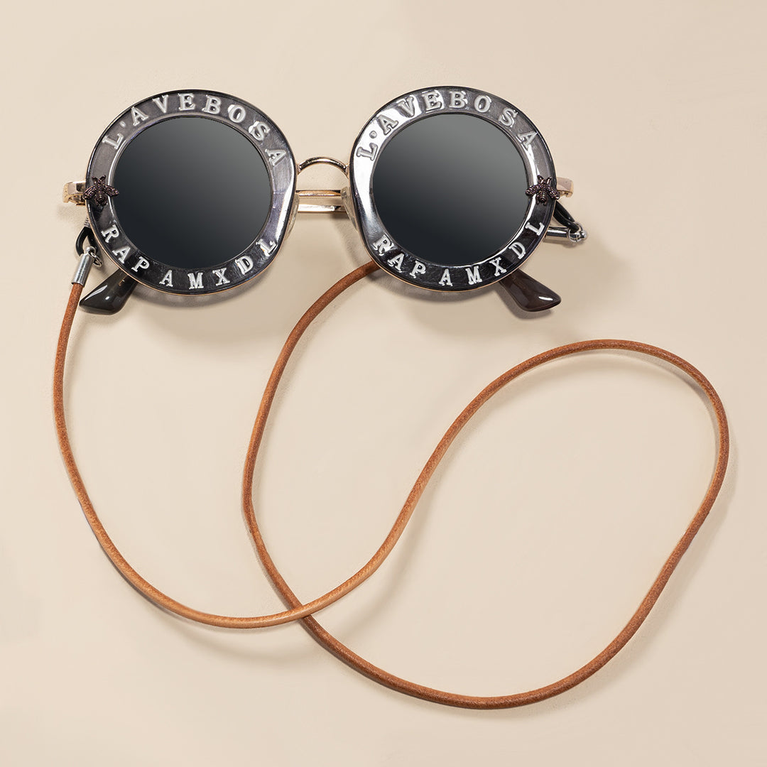 Durable Faux Leather Eyewear Retainer Bowlift