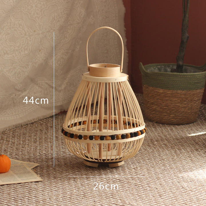 Handcrafted lantern made from natural materials Bowlift