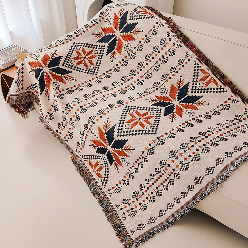 Artistic Cat-Themed Throw Blanket