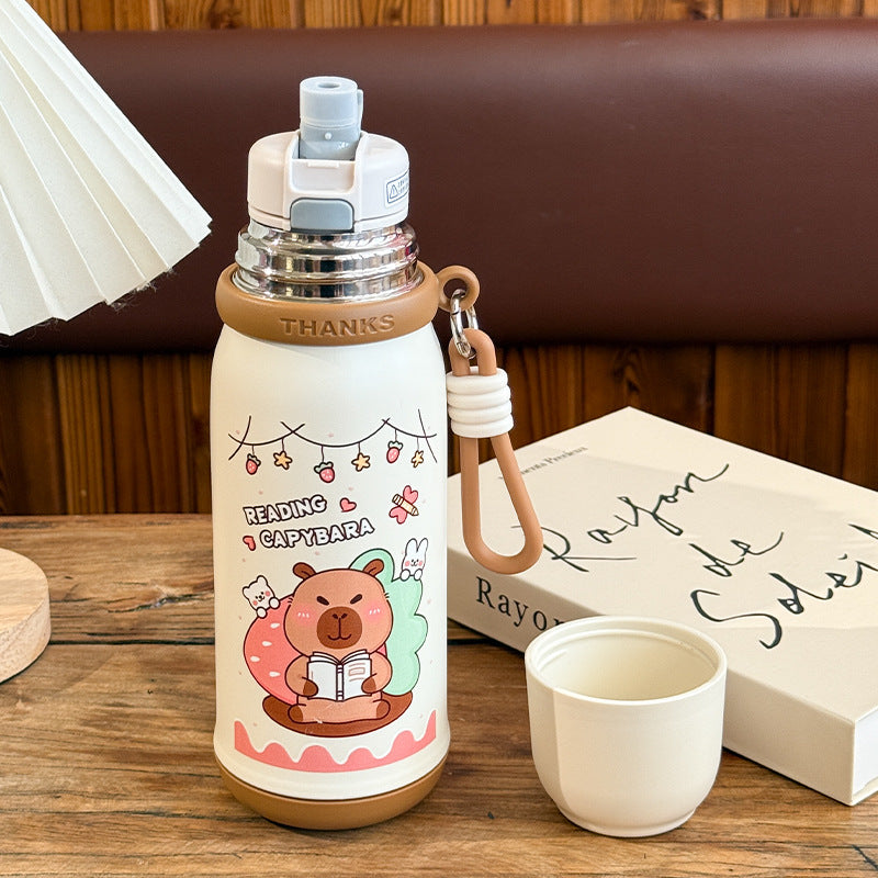 Women Insulated Drinking Bottle with Animal Motif Bowlift 1781628587