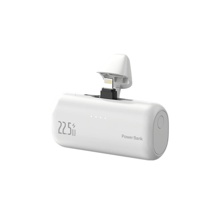 Compact power bank with integrated charging adapter Bowlift