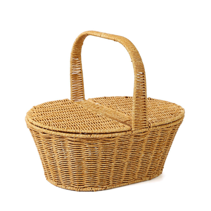 Women braided picnic basket Bowlift