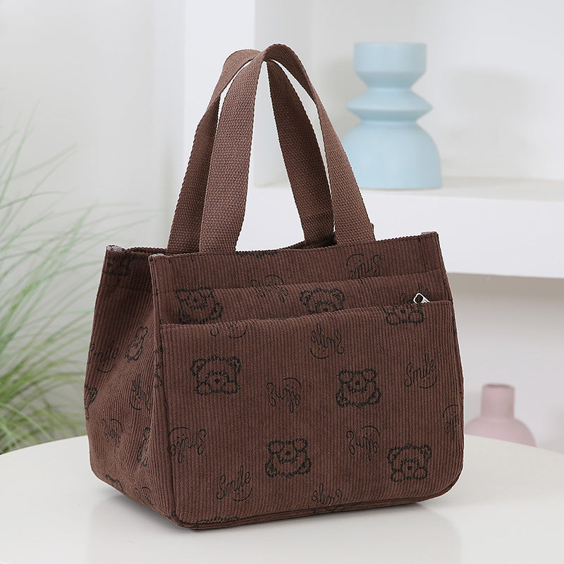 Cute Fun Cartoon Themed Mini Tote Bag Bowlift