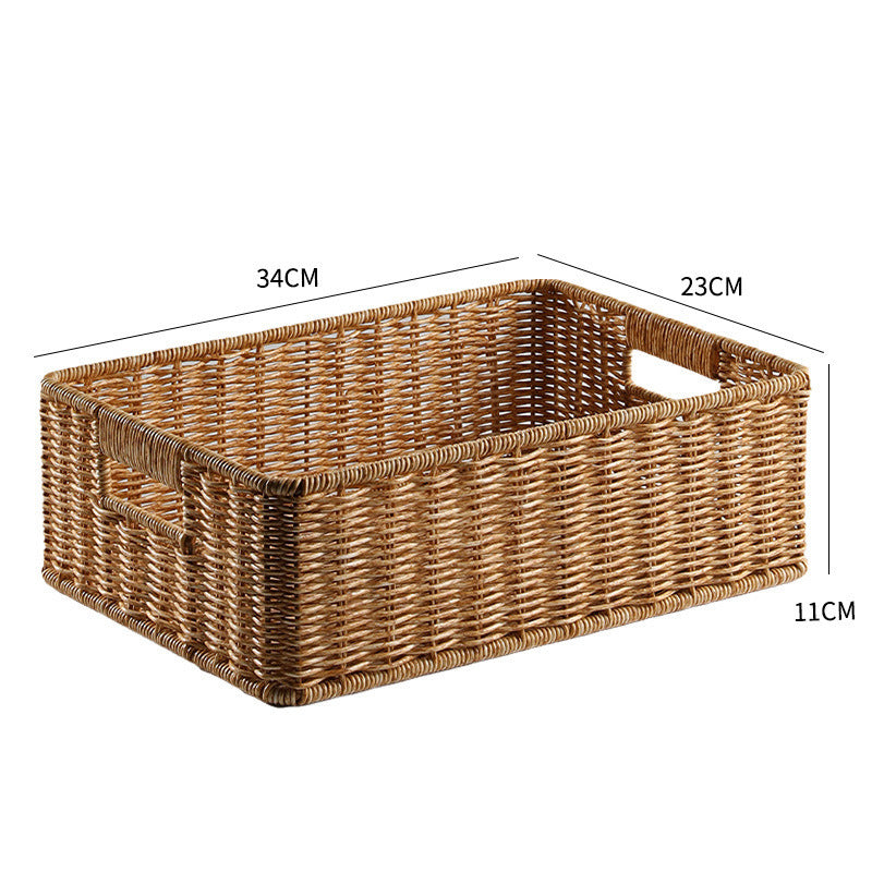 Handcrafted Woven Storage Basket Bowlift