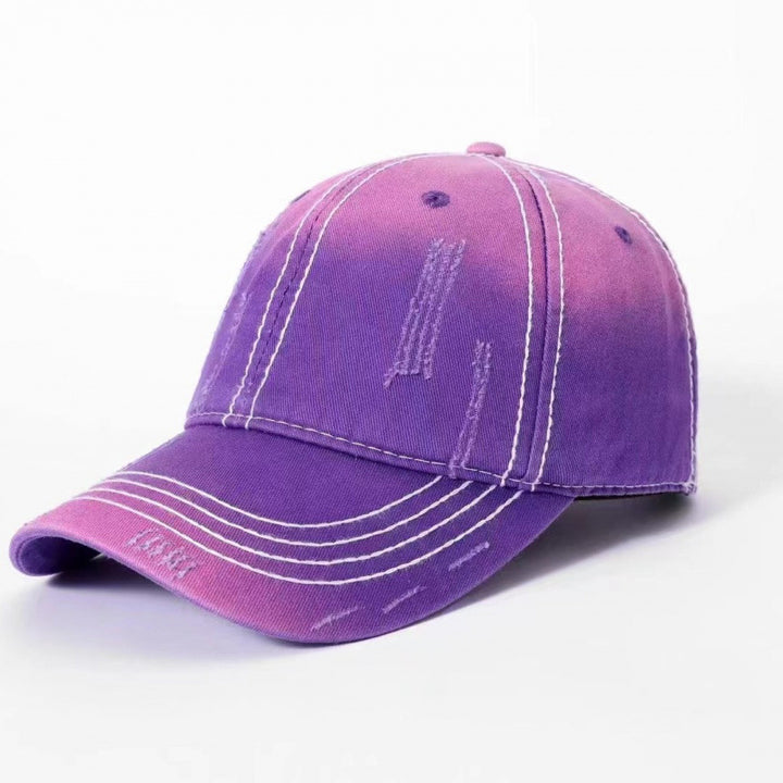 Men's Classic Distressed Cotton Baseball Cap Bowlift