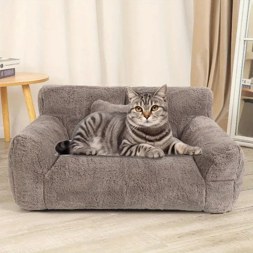 Plush Orthopedic Cat Sofa  Dog Bed
