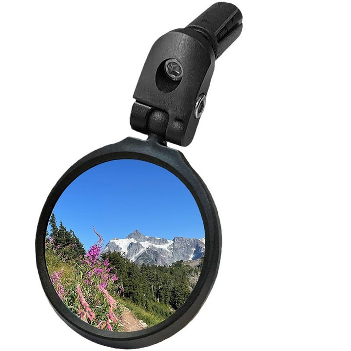 adjustable bicycle bar-end convex safety mirrors with full swivel and anti-glare glass Bowlift