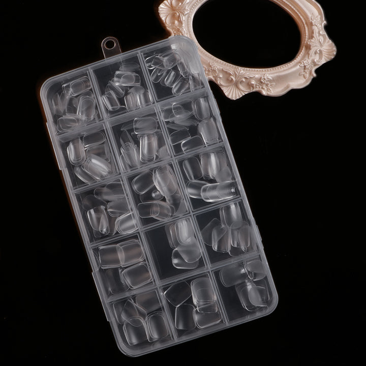 Premium Clear Press-On Nail Tips Bowlift