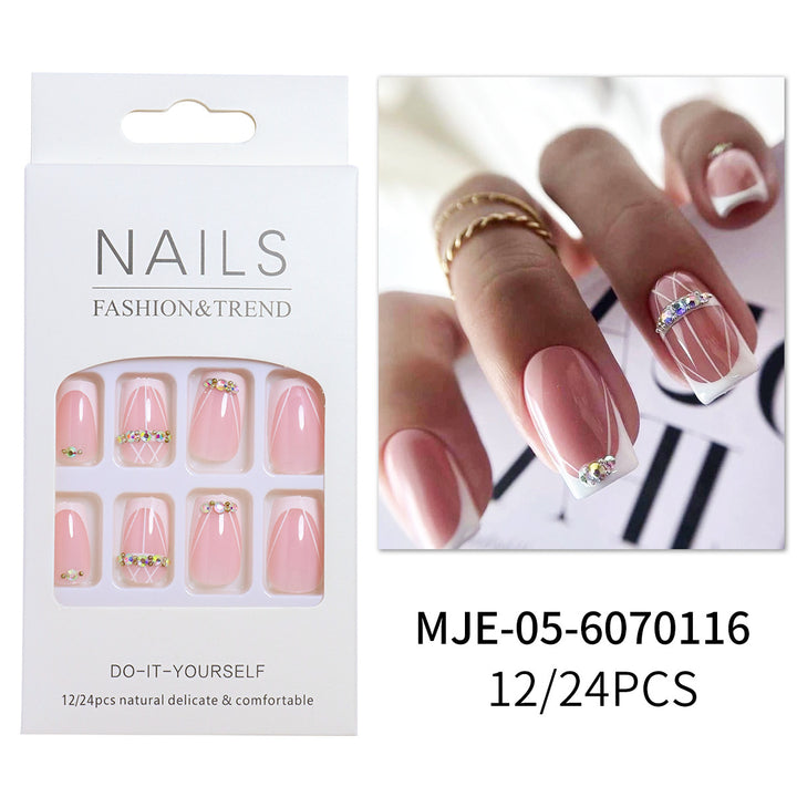 Elegant DIY Natural Look Press-On Nails Bowlift
