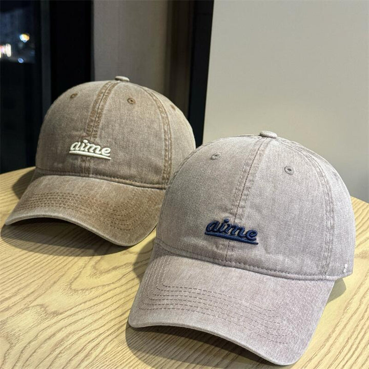 Women's Casual Vintage-Inspired Cotton Baseball Cap Bowlift