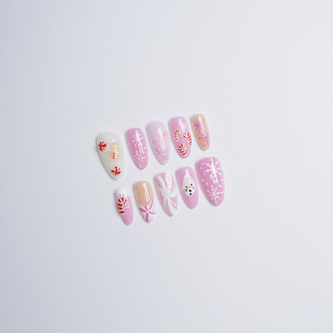 Festive Nail Templates Bowlift