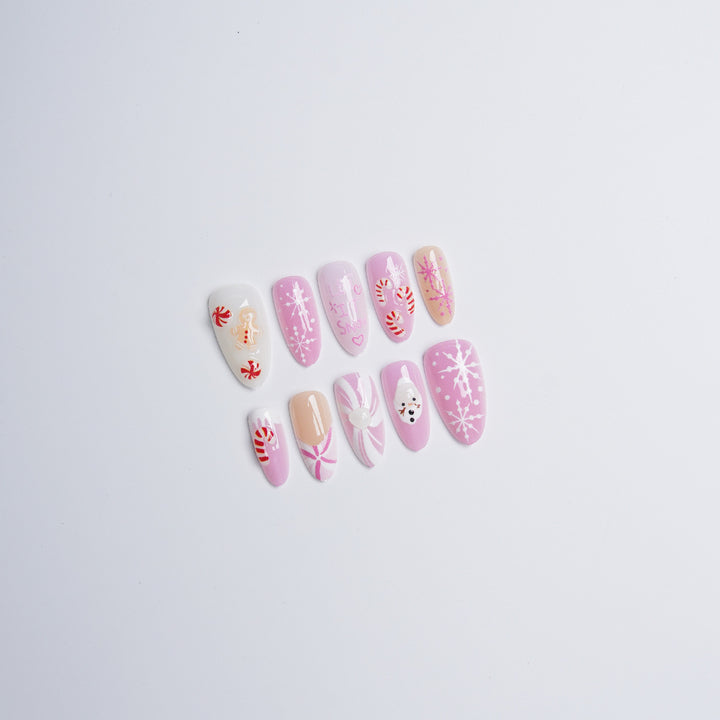 Festive Nail Templates Bowlift