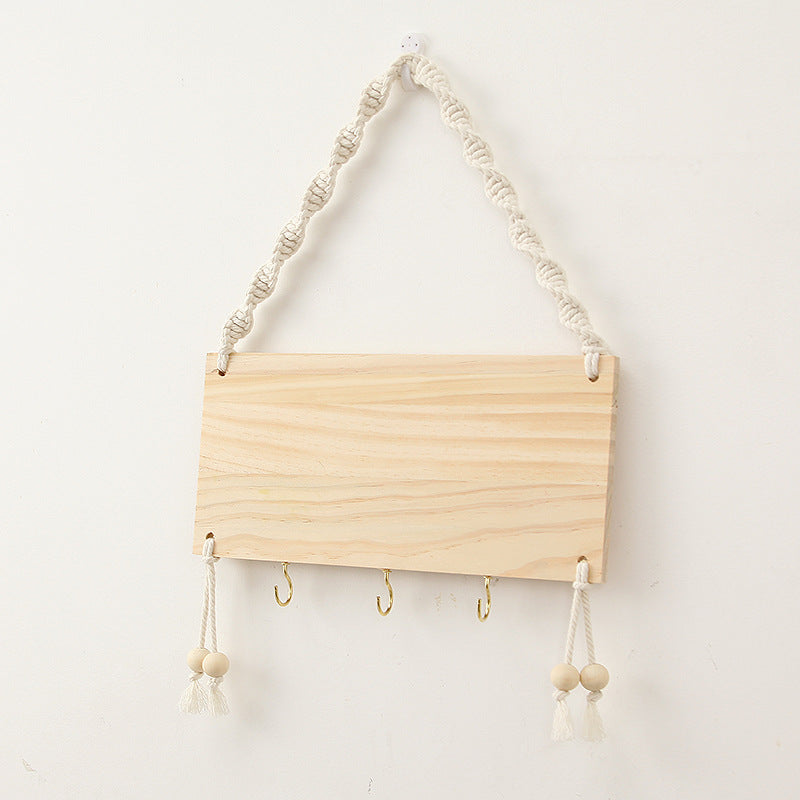 Macrame Wall Key Holder Bowlift