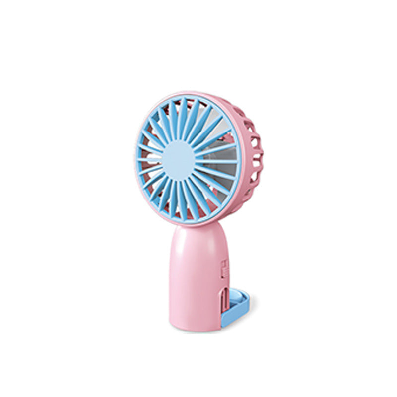 Ladies portable hand fan in cheerful design Bowlift