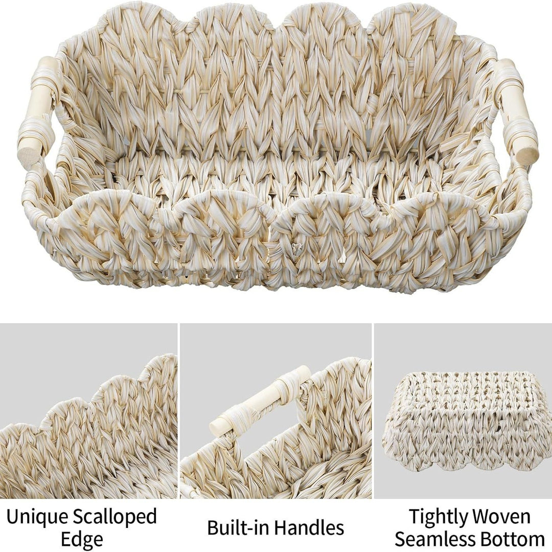 Decorative Woven Storage Caddy Bowlift