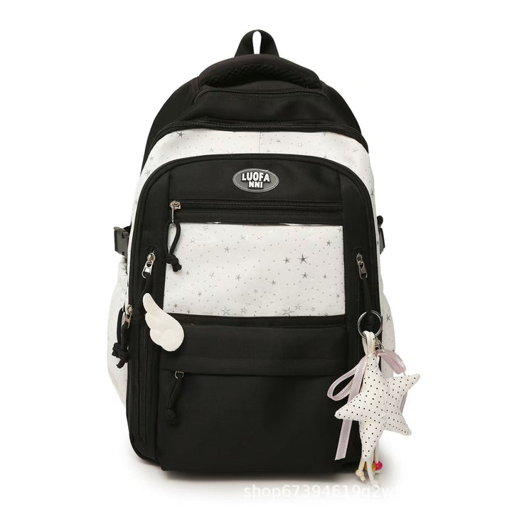 Starry-Themed Versatile Backpack Bowlift