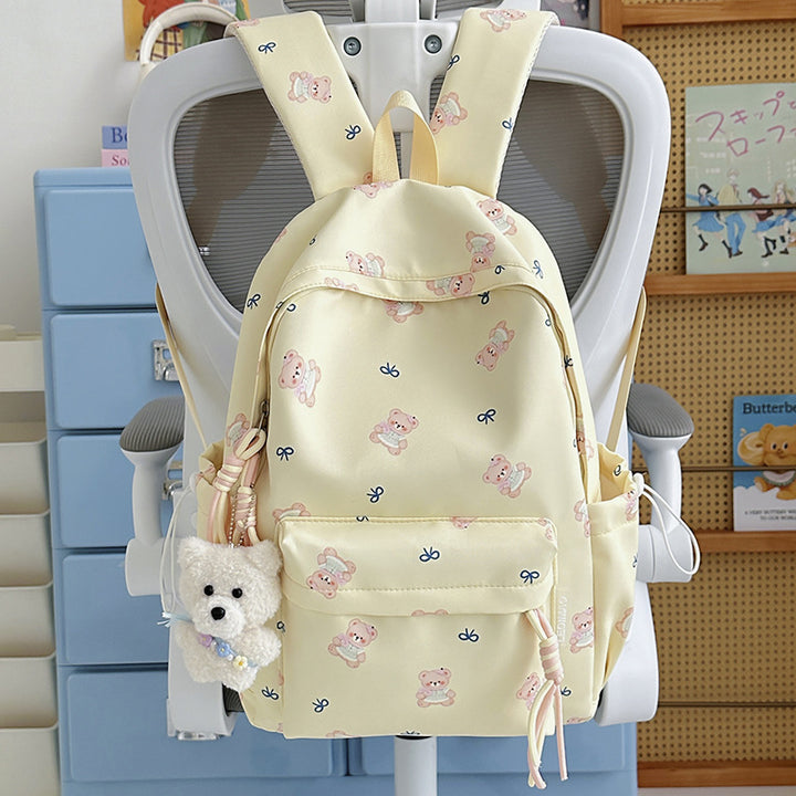 Cute Bear Print Backpack