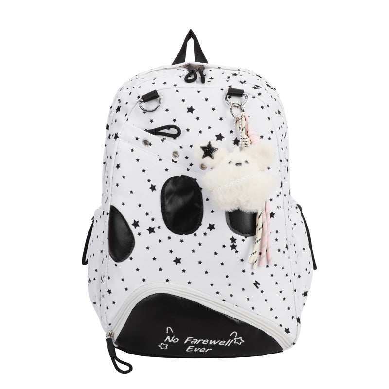 Star-Patterned Adventure Backpack Bowlift