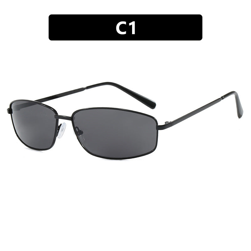Women's sporty sunglasses with stylish metal protection Bowlift