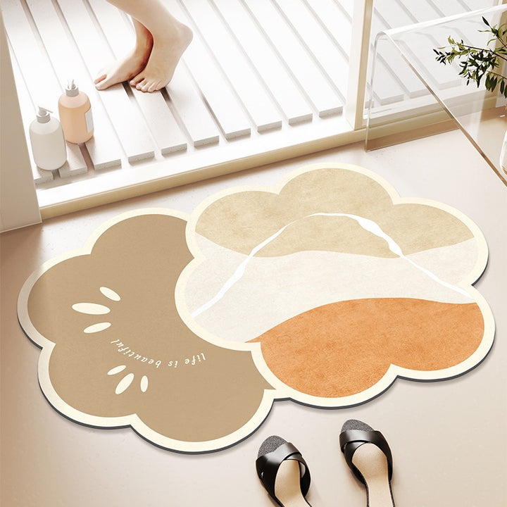 Unisex Non-Slip Memory Foam Bath Mat Bowlift