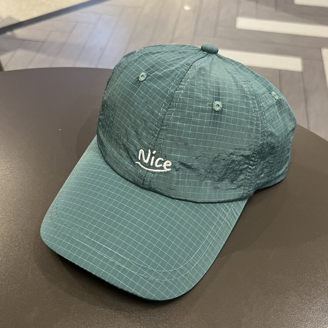 Lightweight Grid Pattern Baseball Cap