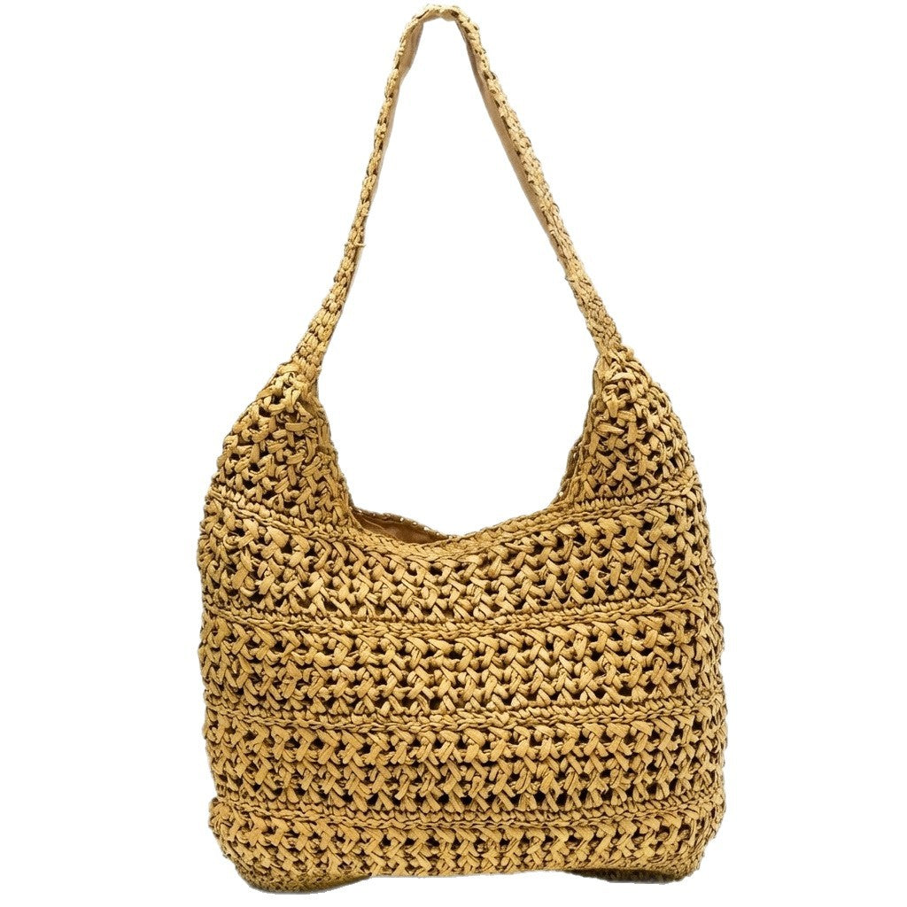 Hobo Bag Made of Hand-Knotted Material Bowlift