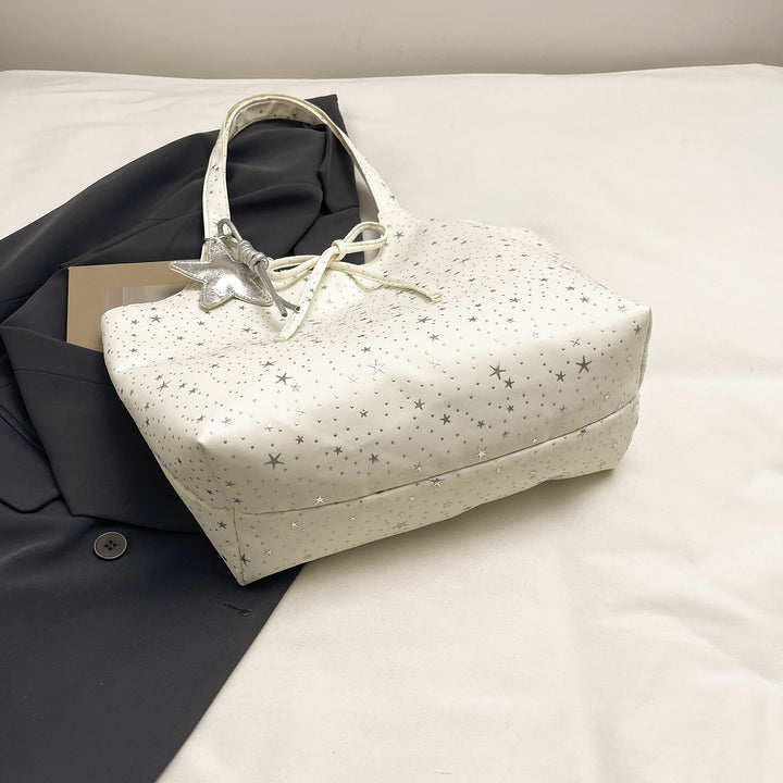 Stylish Multi-Pocket Canvas Tote Bag
