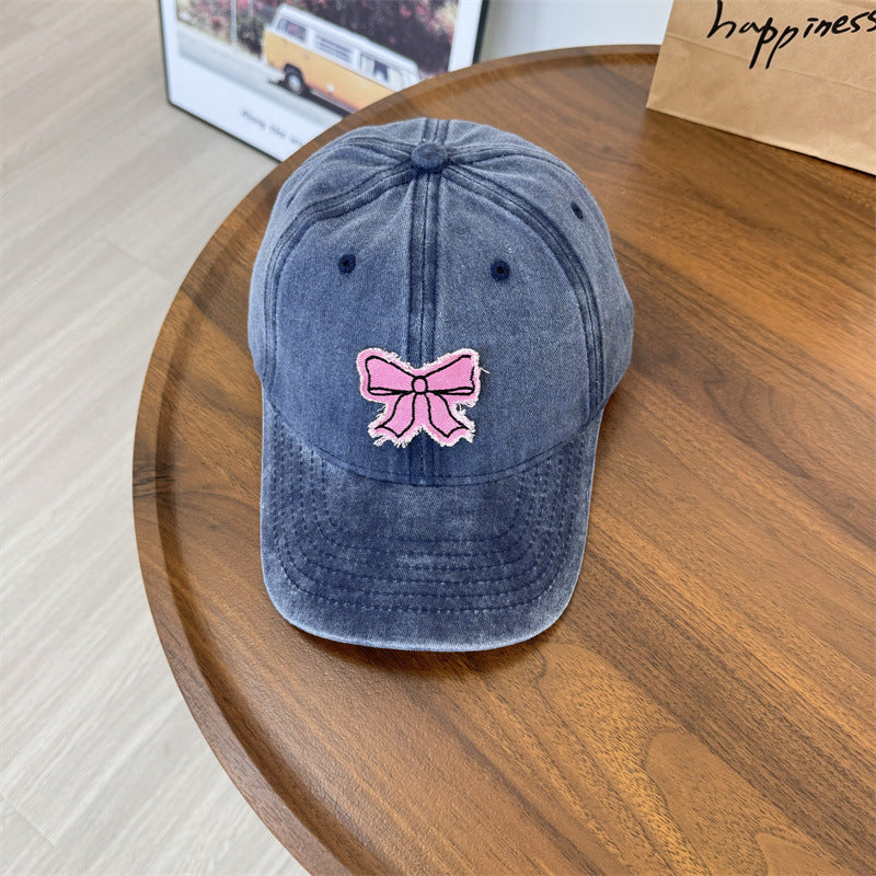 Women's Vintage-Inspired Graphic Baseball Cap Bowlift