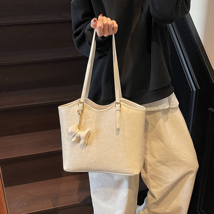 Textured Design Everyday Tote Bag Bowlift