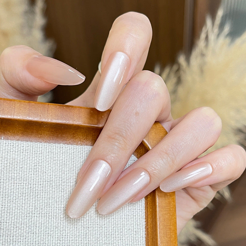 Elegant Almond-shaped Press-On Nail Tips Bowlift