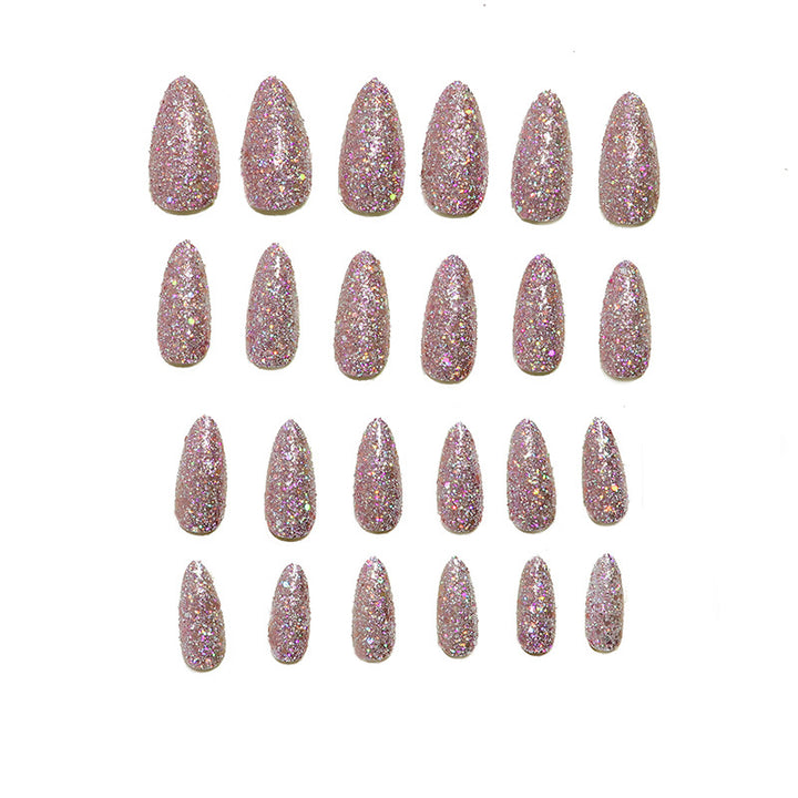 Glamorous Glitter Press-On Nail Set Bowlift